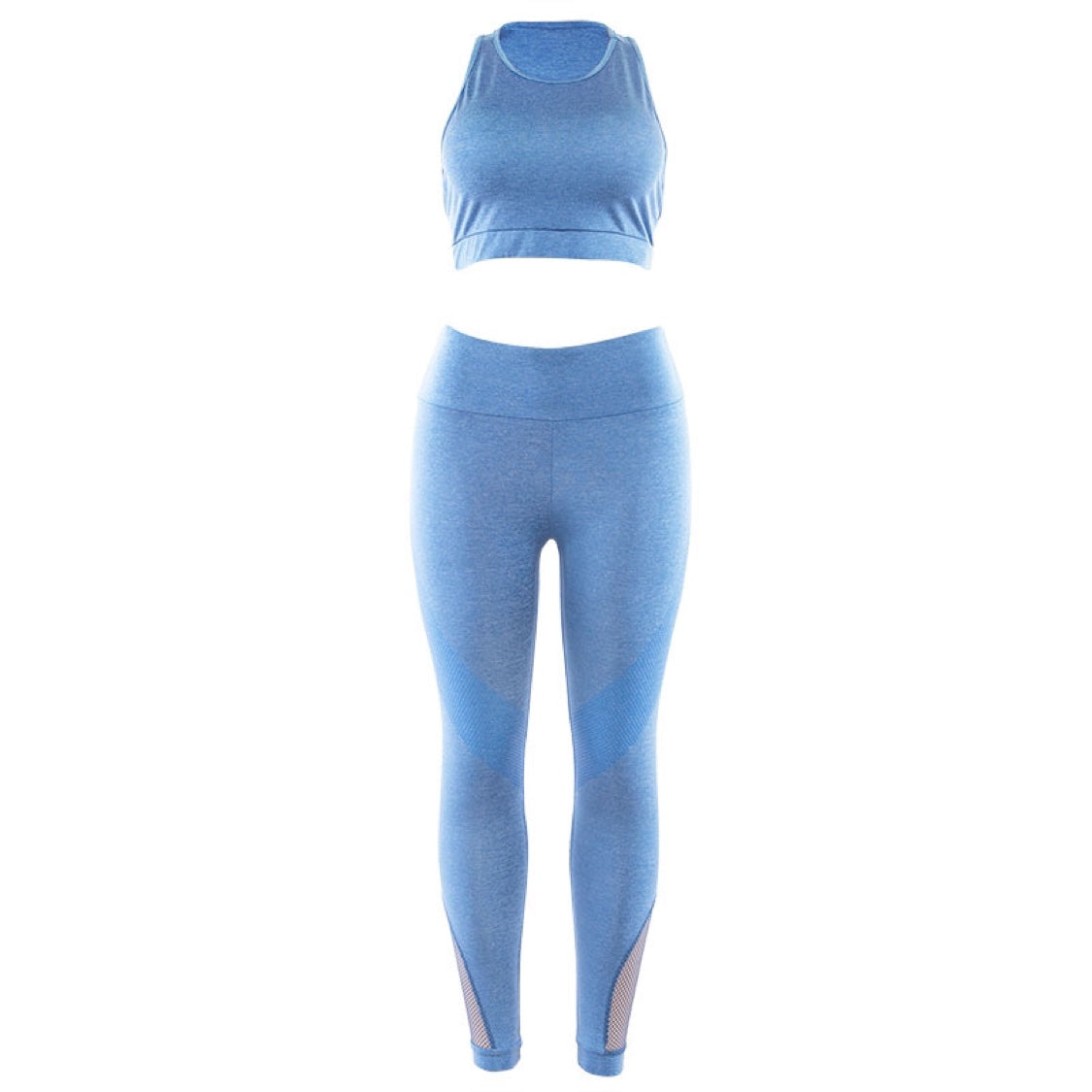 Women's Floral Print Yoga Set with Bra and Pants